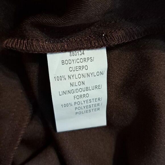 Theia Couture  Sleeveless Embellished Beaded Cocktail Dress Size 10 Black/Brown - Picture 7 of 13